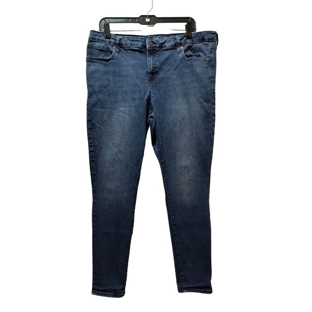Gap Legging Skinny Jeans Women’s 18/34R Blue High Stretch Denim 36x28